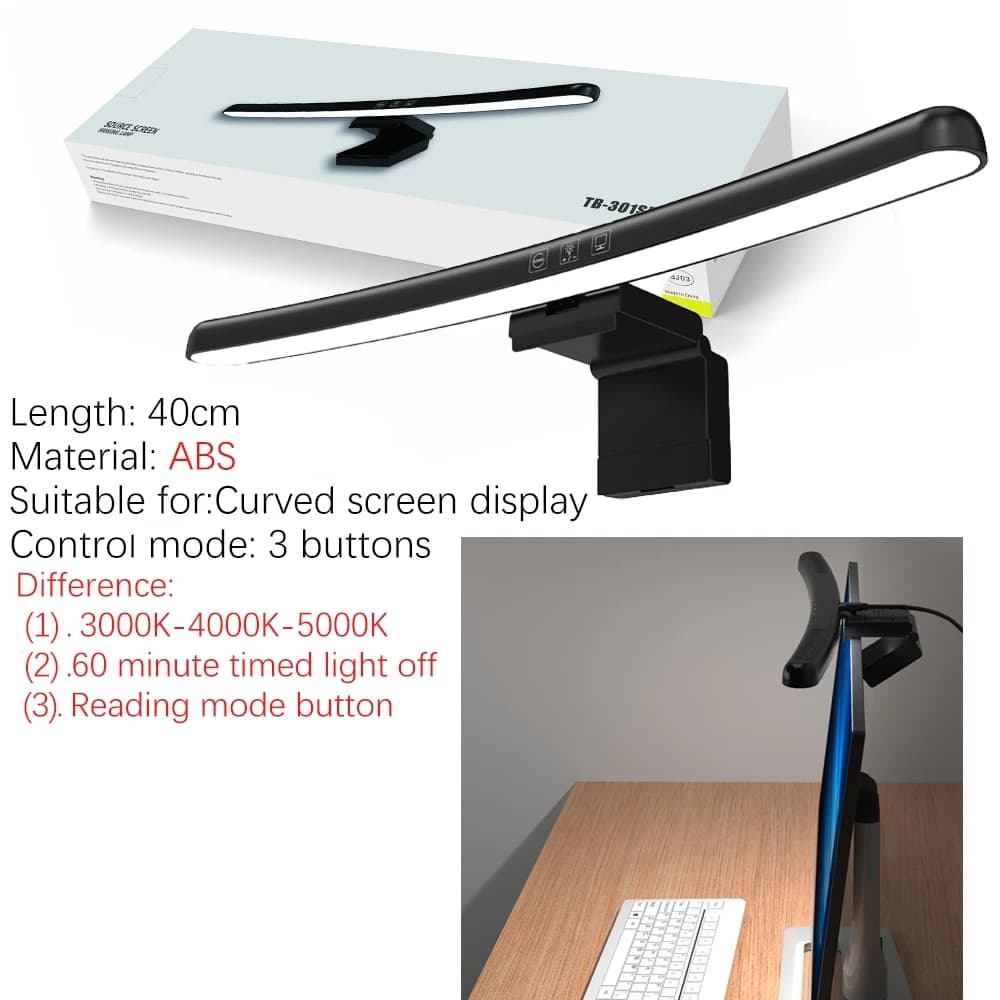 Lampka ekranowa zawieszana RGB z regulacją jasności 🌈