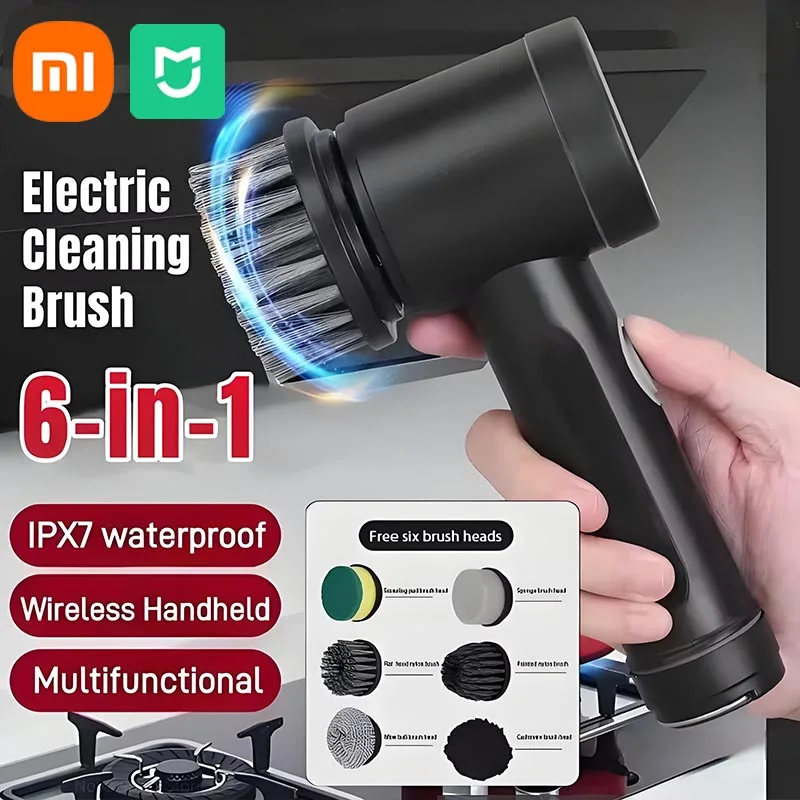 Xiaomi Bezprzewodowa Elektryczna Szczotka 6w1 Wysoka Moc ✨