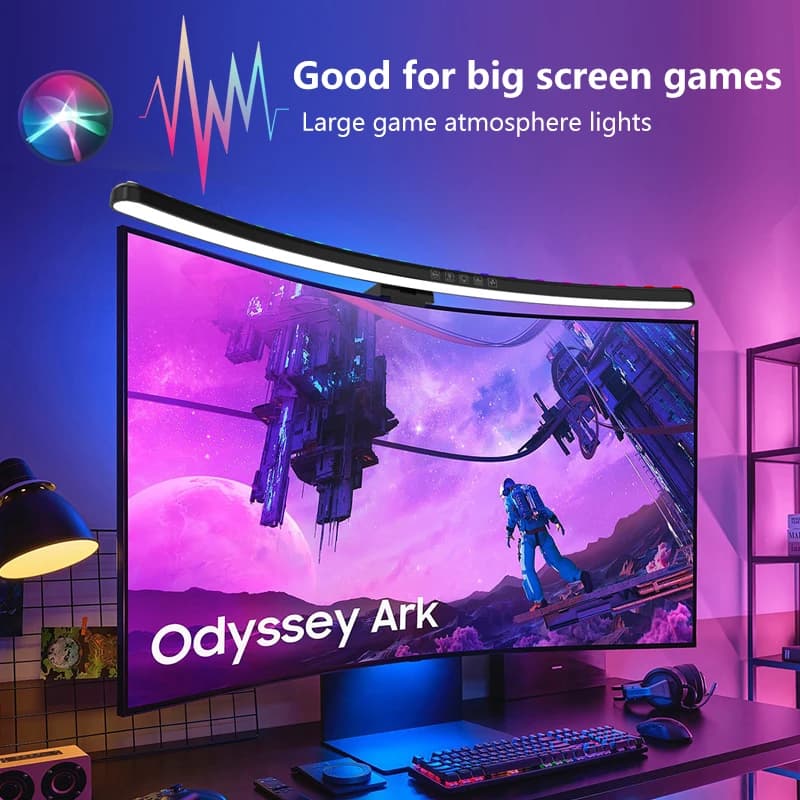 Lampka ekranowa zawieszana RGB z regulacją jasności 🌈