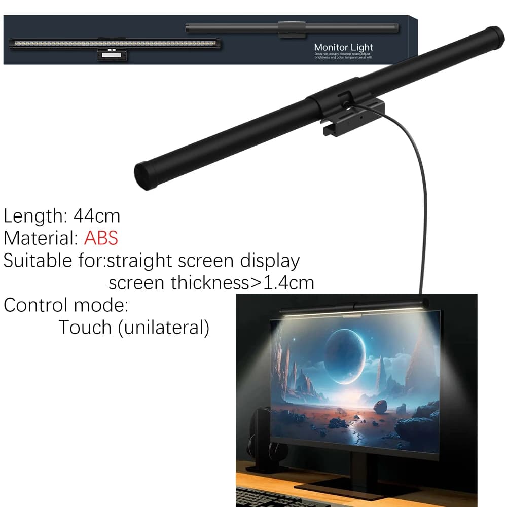 Lampka ekranowa zawieszana RGB z regulacją jasności 🌈