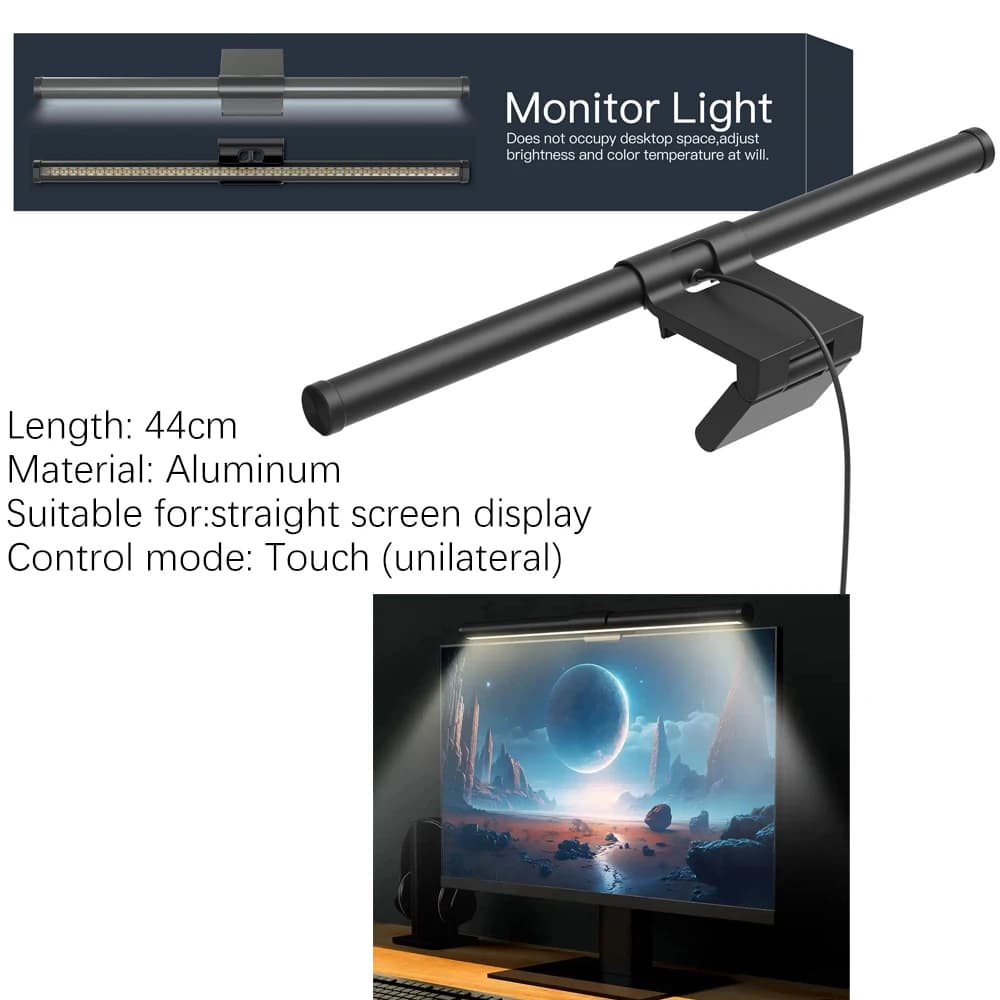 Lampka ekranowa zawieszana RGB z regulacją jasności 🌈