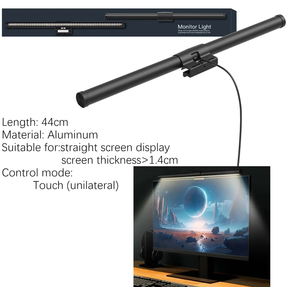 Lampka ekranowa zawieszana RGB z regulacją jasności 🌈